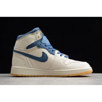 Nike Erkek Air Jordan 1 Retro High Jeter Lacivert Basketbol Ayakkabısı Türkiye - JD9V63X8